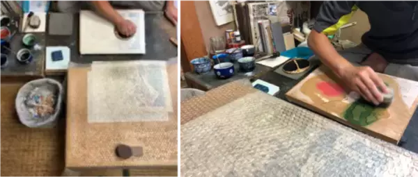 「ちびまる子ちゃんとコジコジの初の浮世絵が再発売！浮世絵師・渓斎英泉の名作がモチーフ」の画像