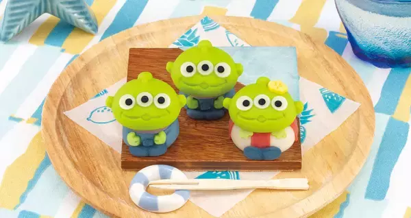 トイ・ストーリーに登場するエイリアンがキュートな練り切り和菓子になりました♡