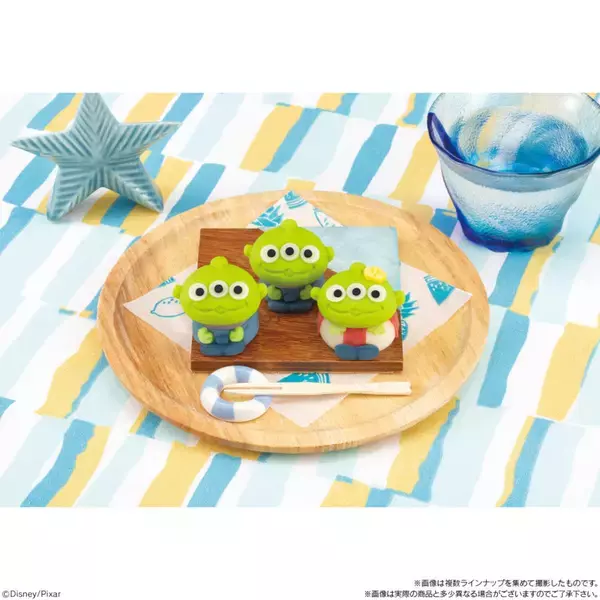 「トイ・ストーリーに登場するエイリアンがキュートな練り切り和菓子になりました♡」の画像