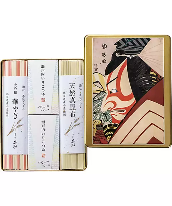 「三越伊勢丹と東京国立博物館のコラボによるお歳暮ギフトの缶パッケージが素敵！」の画像