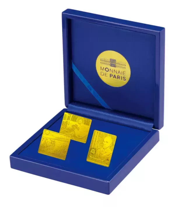 「世界最古の造幣局が発行！葛飾北斎の名画がなんとユーロ金貨＆銀貨になりました」の画像