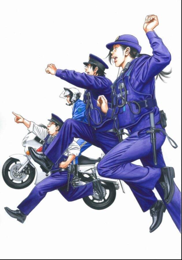 漫画家 森田まさのりによる滋賀県警察の採用ポスターイラストが躍動感あってステキ 年3月9日 エキサイトニュース