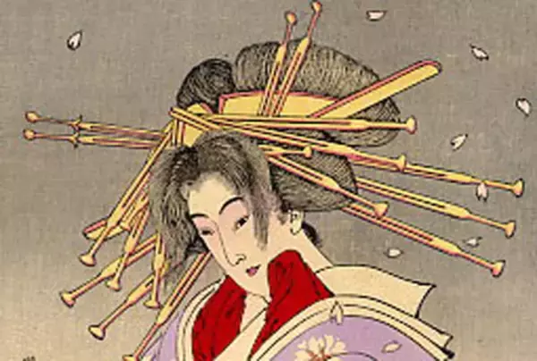 「満開の桜の下には・・・最後の浮世絵師・月岡芳年の名作「新形三十六怪撰 小町桜の精」」の画像