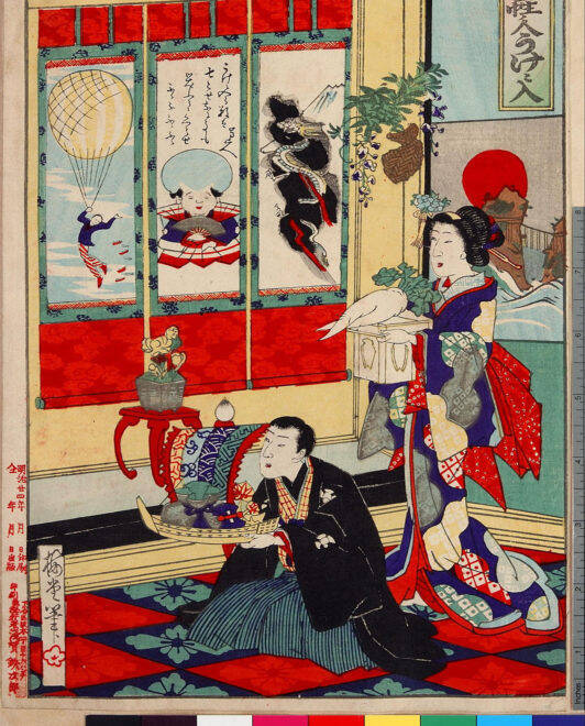 「福」を呼び込め！陰陽道から生まれた幸運を祝う浮世絵「有卦絵」とは【前編】