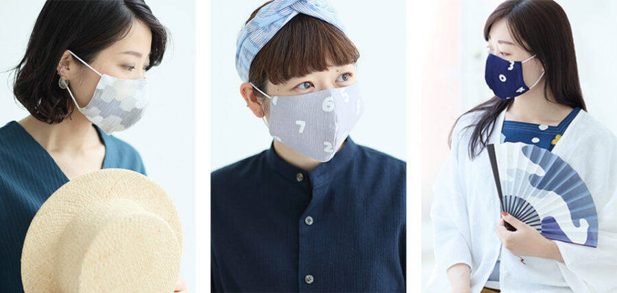 さらっと涼感マスク！「SOU・SOU」が国産素材の高島縮を使用した夏向けマスクを発売