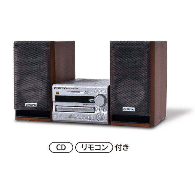 ONKYOが完全監修！昭和時代の懐かしき名作オーディオ機器がミニチュア 