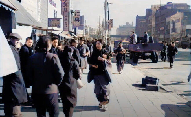 臨場感すごい 戦後間もない昭和時代の東京の街並みをai技術でカラー映像化させた貴重な作品 年9月22日 エキサイトニュース