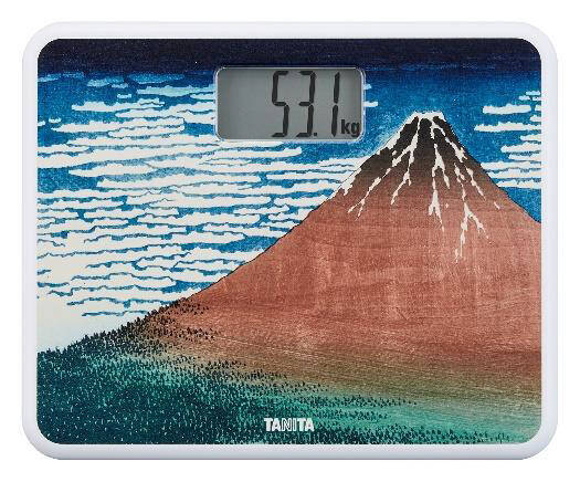 北斎先生で健康チェック！タニタが葛飾北斎「冨嶽三十六景」モチーフの体重計を発表