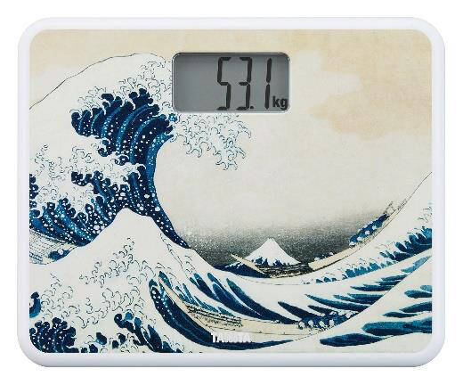 北斎先生で健康チェック！タニタが葛飾北斎「冨嶽三十六景」モチーフの体重計を発表