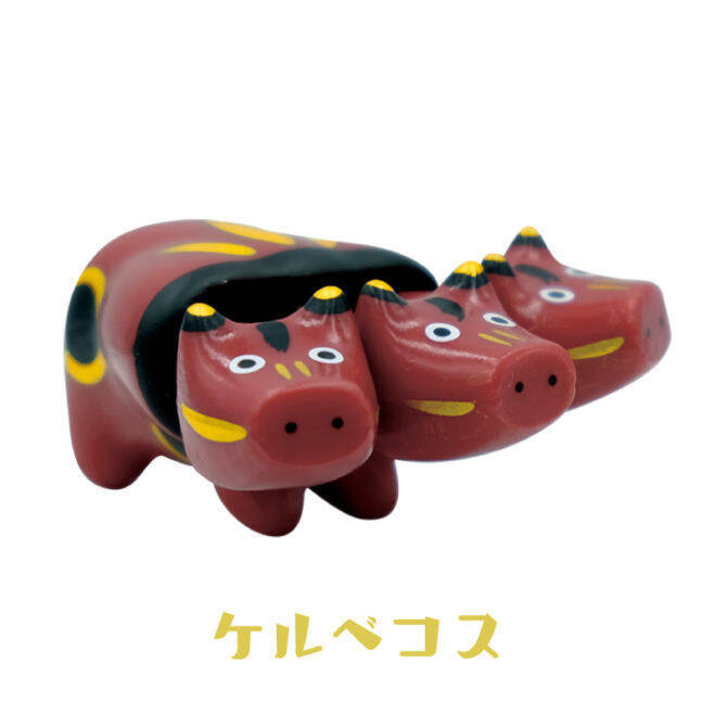 ケルベコス、ユニべコーン…民芸品「赤べこ」を神獣化させた「神獣ベコたち」にニューバージョンが登場！