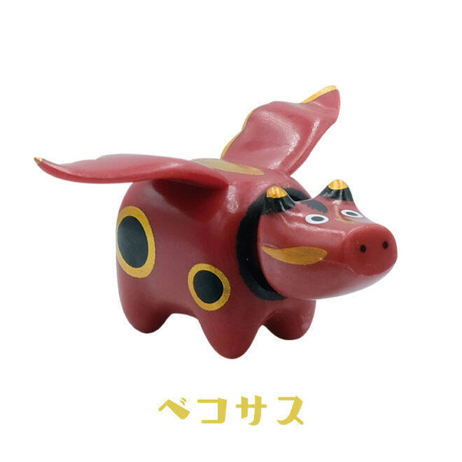 ケルベコス、ユニべコーン…民芸品「赤べこ」を神獣化させた「神獣ベコたち」にニューバージョンが登場！