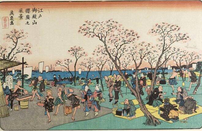浮世絵で見る まもなく桜が開花 江戸時代から今も変わらないお花見スポットはどうやってできた 21年3月15日 エキサイトニュース 2 3