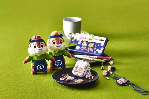 「チップ＆デールの和菓子屋さんをイメージしたグッズが発売！ラインナップ豊富です♪」の画像