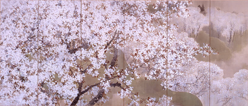 日本画でお花見！桜は一瞬だから名残惜しい、思わず見とれる桜の名画を 
