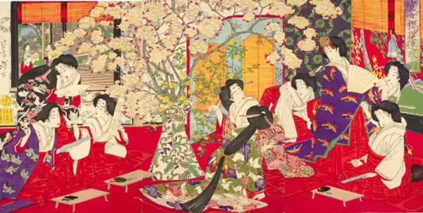 何時の世にも桜は咲き散る。宮中の官女たちが桜を題材に好み楽しんだ「連歌」とは何か？