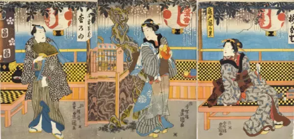 「【浮世絵で見る】もうすぐ見頃！江戸っ子たちも楽しんだ「亀戸天神」の藤の花」の画像