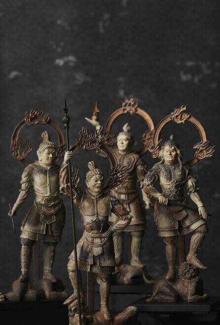 カッコ良すぎだろコレ 暗闇で光るナイトグロウ仕様な四天王の仏像フィギュアが発売 21年7月19日 エキサイトニュース