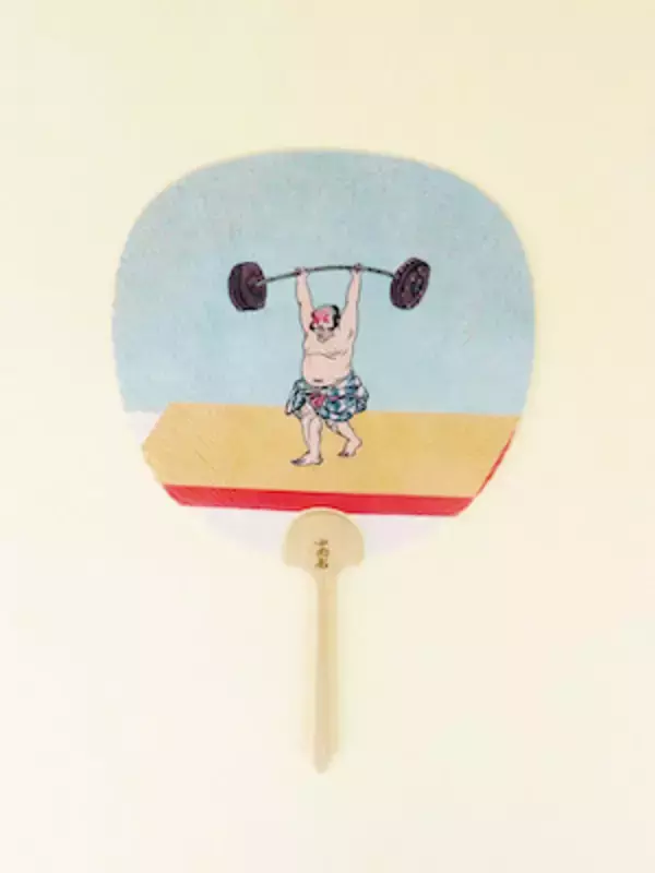 「もし現代のスポーツが江戸時代にあったら？を京うちわに落とし込んだユーモアたっぷり「スポーツ京うちわ」」の画像