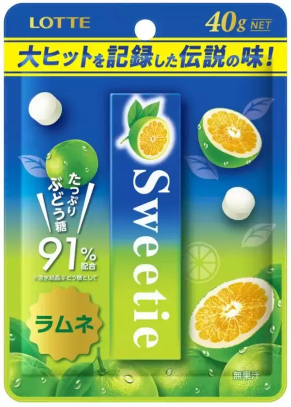 「いまだ復活の要望が多い伝説の板ガム「スウィーティガム」の味を再現した「スウィーティラムネ」が新発売」の画像