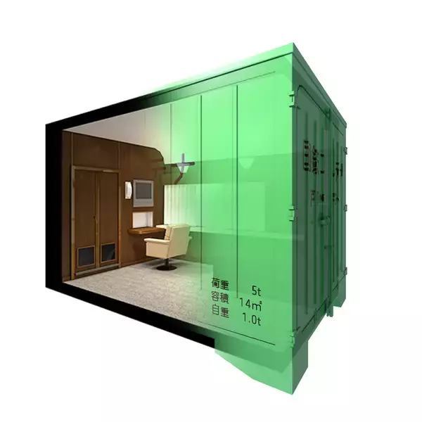 「JR東日本がなんと国鉄6000形コンテナを再現した鉄道コンテナ型ハウスを発売！」の画像