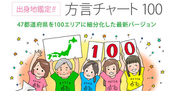 当たる と話題 質問に答えて出身地域を特定する 方言チャート100 2015年7月7日 エキサイトニュース