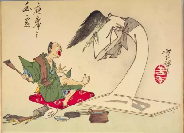 「さすがの画力！浮世絵に電線？可愛すぎる桃太郎御一行など、月岡芳年「芳年略画」の世界」の画像