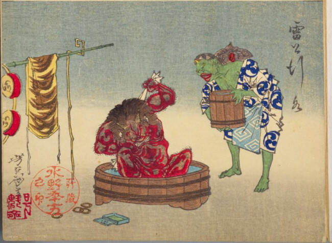 さすがの画力！浮世絵に電線？可愛すぎる桃太郎御一行など、月岡芳年「芳年略画」の世界