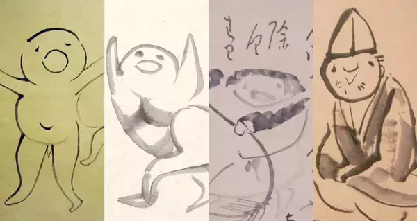 可愛いすぎて病みつきだ！江戸時代の絵師 仙厓義梵のゆるふわ日本画コレクション