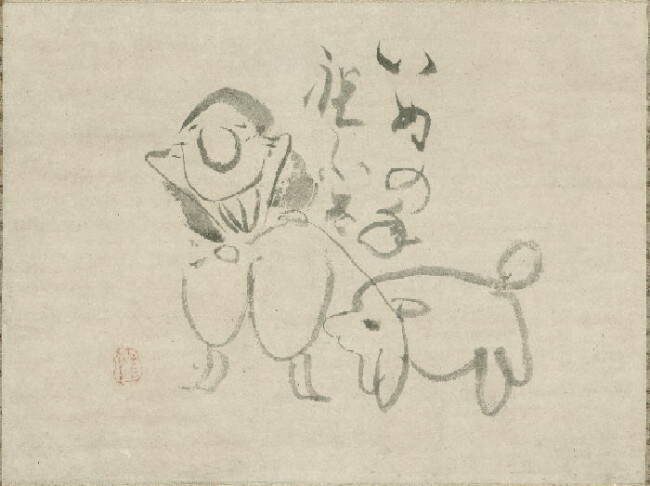 可愛いすぎて病みつきだ！江戸時代の絵師 仙厓義梵のゆるふわ日本画コレクション