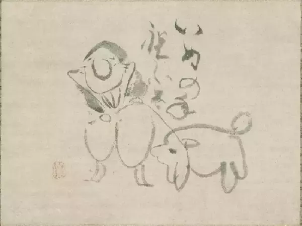 「可愛いすぎて病みつきだ！江戸時代の絵師 仙厓義梵のゆるふわ日本画コレクション」の画像