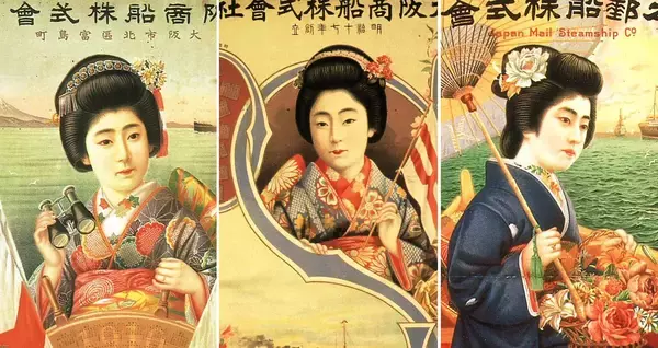「これぞ大正ロマン！明治〜大正時代の日本の商船会社のポスターの味わい深さ」の画像