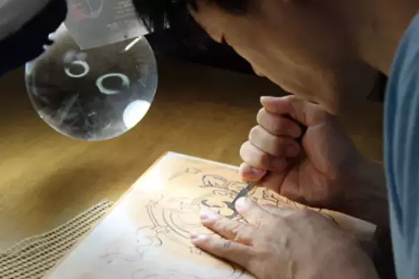 「数量限定！スーパーマリオが風神雷神の木版画になって発売！誕生30周年を記念して」の画像