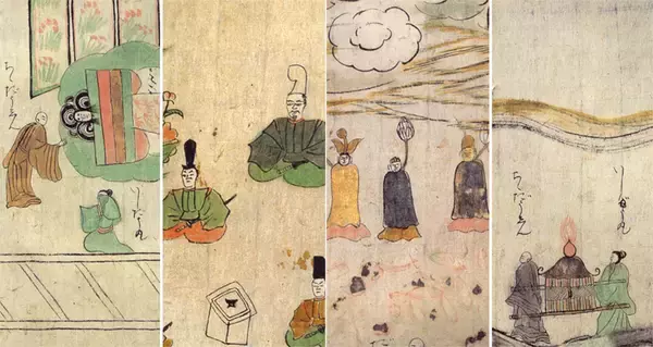 かなりツボったwww 室町時代に描かれた絵入本「苅萱（かるかや）」の 