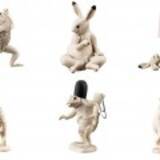 「鳥獣戯画の新フィギュア！現代人の行動を国宝のウサギとカエルが再現「いまどき鳥獣戯画」」の画像4