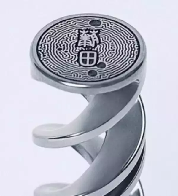 「未来感あるハンコだこれ！自分の遺伝子情報を印鑑のデザインに「HANCODE」がステキ」の画像