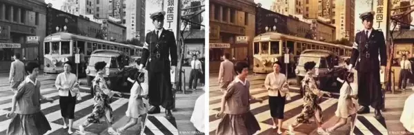 「すごすぎる！クオリティ高すぎ！モノクロ写真を自動でカラー彩色してくれるサービスが公開」の画像