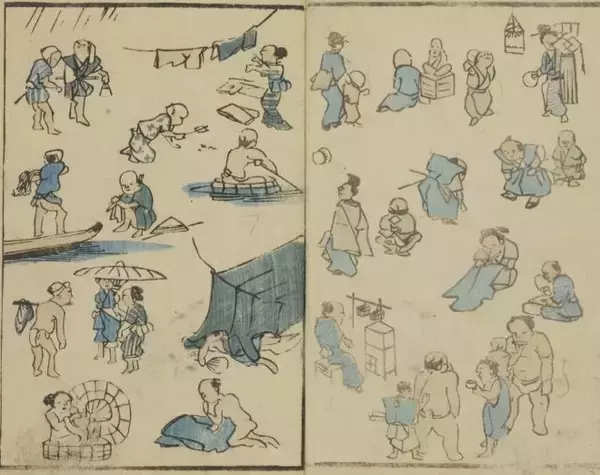 「可愛いタッチにほっこり！江戸時代の職業や庶民の暮らしぶりを描いた絵手本「諸職人物画譜」」の画像