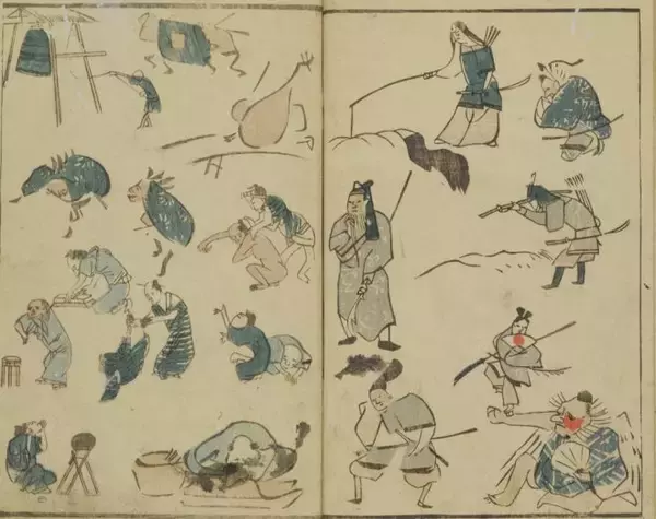 「可愛いタッチにほっこり！江戸時代の職業や庶民の暮らしぶりを描いた絵手本「諸職人物画譜」」の画像