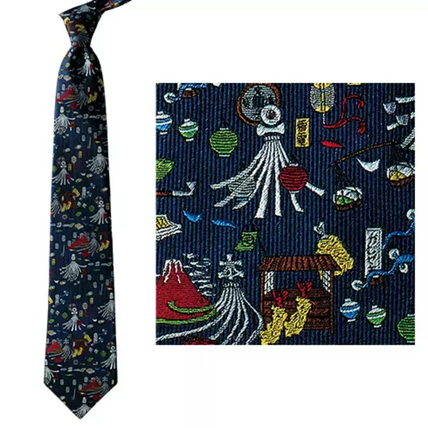 「よく見ると日本史！日本の歴史をネクタイの柄に取り入れた日本の「歴史浪漫」がステキ」の画像