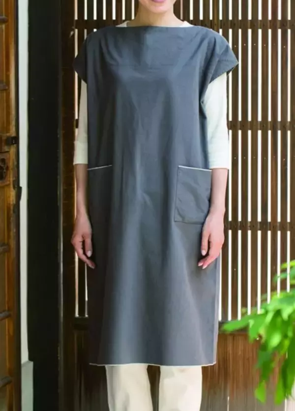 「これは新鮮♪着物のように直線裁断で作られた「直線裁ちの服」が中川政七商店から登場」の画像