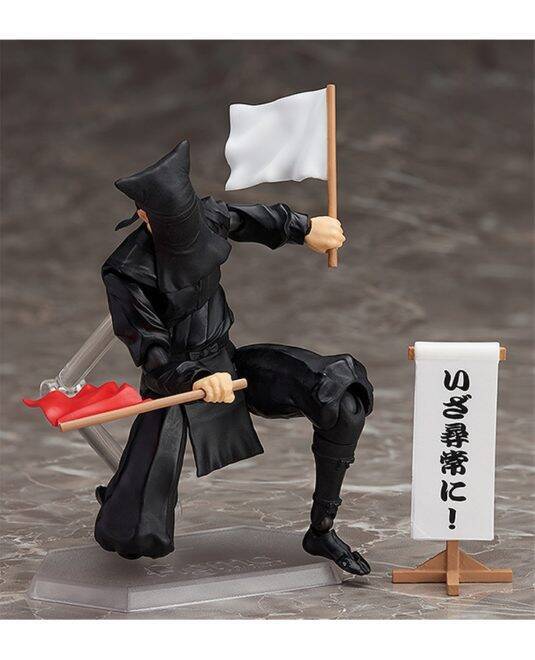 日本の伝統芸能には欠かせない裏方「黒衣」がなんと可動式フィギュアで登場！