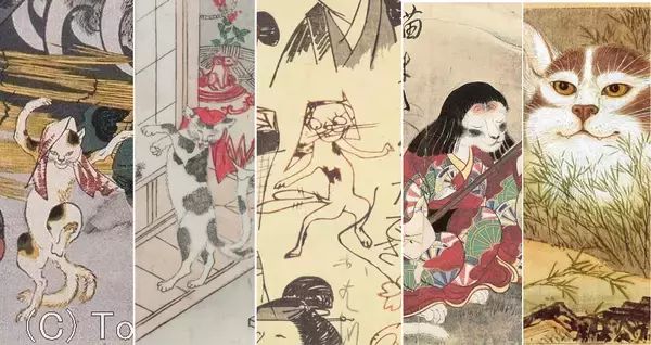 「妖怪だけど憎みきれない！江戸・明治期の絵師たちが描いた「化け猫」「猫又」作品まとめ」の画像