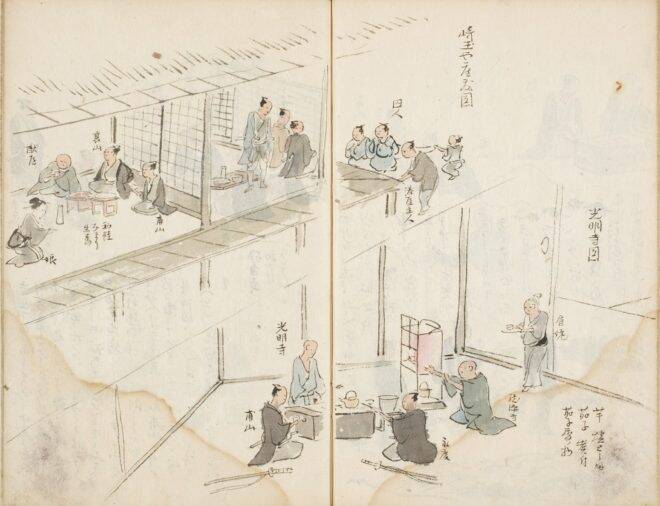 呑んでばっかwww 江戸時代の下級武士のリアルな暮らしを記した貴重な絵日記「石城日記」