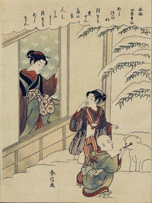 雪の日、お江戸の人はどうしてた？浮世絵で江戸時代にタイムトリップ：パート１