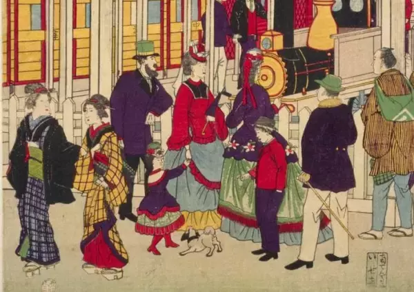 「地獄も骸骨もドタバタ！文明開化を揶揄する明治時代の強烈な風刺画たち」の画像