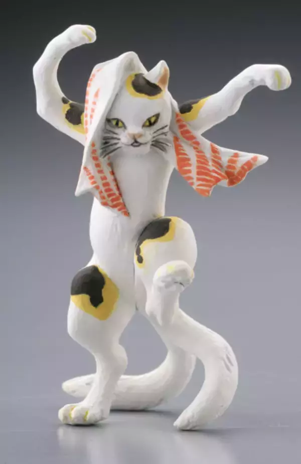 「猫又もいるし最高じゃないか！絵師・歌川国芳の可愛すぎる猫作品がミニフィギュアになった」の画像