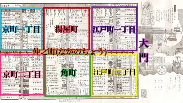 吉原はどんな場所だったの 江戸時代の見取り図や浮世絵で吉原遊廓をご案内 18年3月24日 エキサイトニュース