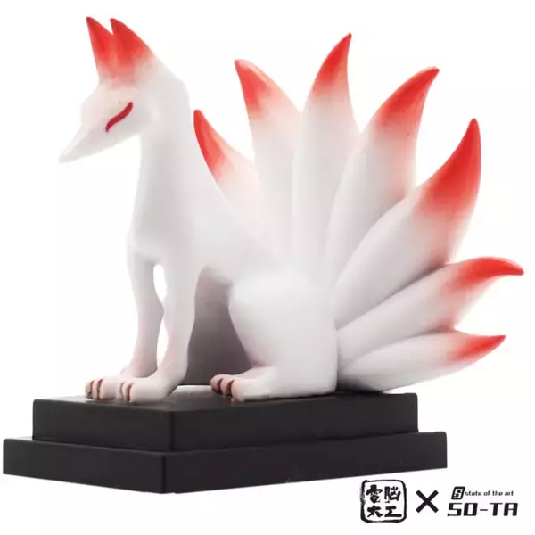 「九尾の狐もいるぞ！狛狐が魅惑的なオーラを放つミニフィギュアに「電脳大工 狛狐 – 白・焔」」の画像
