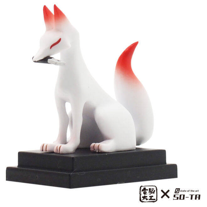 九尾の狐もいるぞ！狛狐が魅惑的なオーラを放つミニフィギュアに「電脳大工 狛狐 – 白・焔」