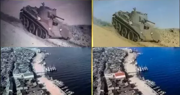 「人工知能（AI）を利用して白黒映像を自動でカラー化する技術をNHKが一般公開！」の画像